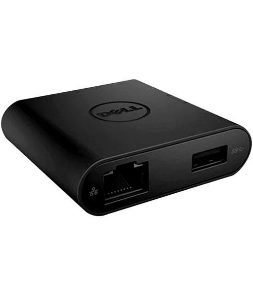 Bộ chuyển đổi Dell Adapter DA200 - USB-C to HDMI/VGA/Ethernet/USB-3.0