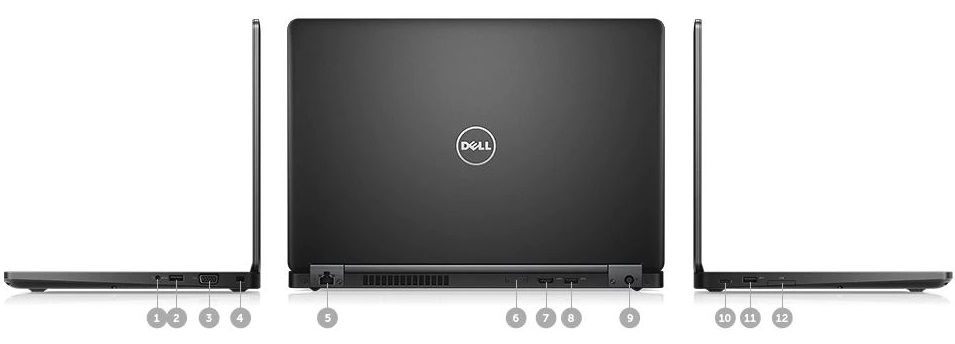 Dell, Latitude, 5480, core i5, 6440hq, 4Gb ram, 500Gb hdd, 14 inch HD